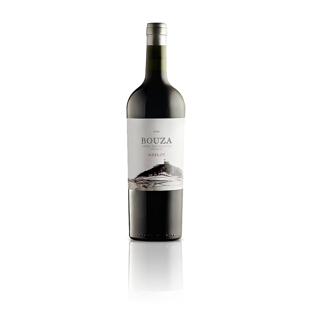 VINO BOUZA MERLOT PAN DE AZUCAR 2021 750 ML